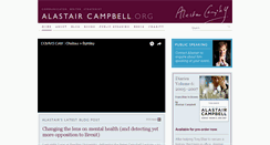 Desktop Screenshot of alastaircampbell.org